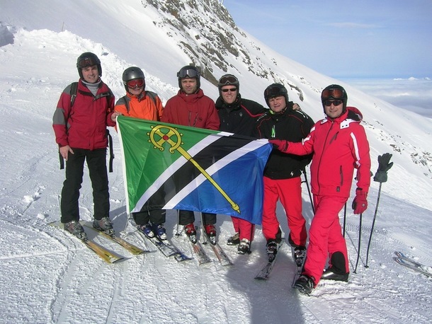 Účastníci výpravy zleva: Jiří Horák, Živan Juttner, Ondřej Chudý, Petr Hanousek, Martin Machala, Michal Řezníček