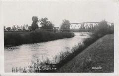 Vysoká, most a splav, 1930