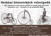 Setkání historických velocipedů 2021